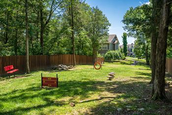 On-Premise Dog Park with Bench
